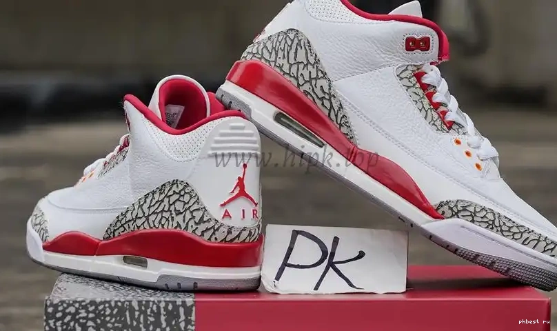 ready jordan retro God Cardinal Pk 3 air Red materials to retail ship 0504